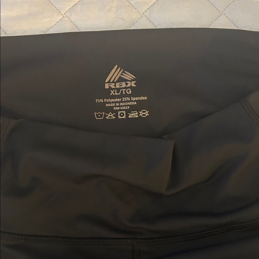 RBX Charcoal Active Leggings XL